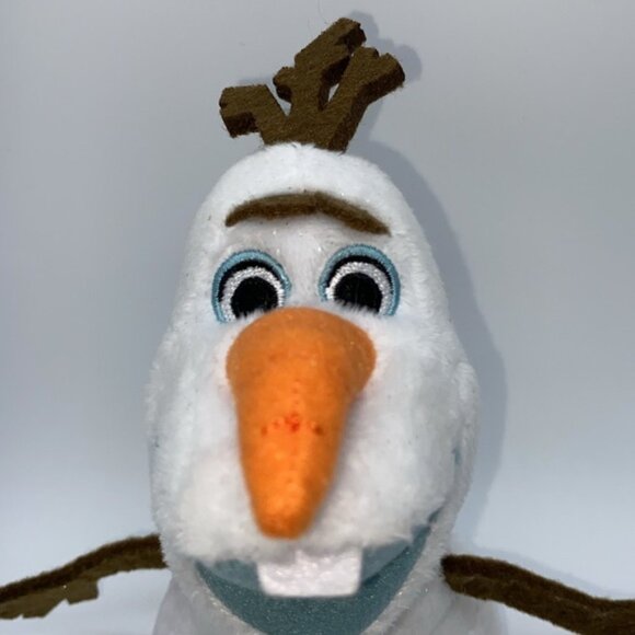 Disney Store Frozen Olaf Snowman Plush Stuffed Animal Carrot Nose Toy 7” - Picture 2 of 9